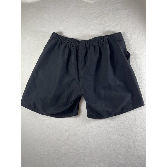 Speedo Men's Shorts Black Size L pockets snap and zipper closure back elastic - Picture 6 of 7